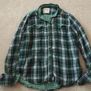 Plaid flannel A&F
