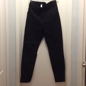 American Apparel Bull Denim Side Zip Pant