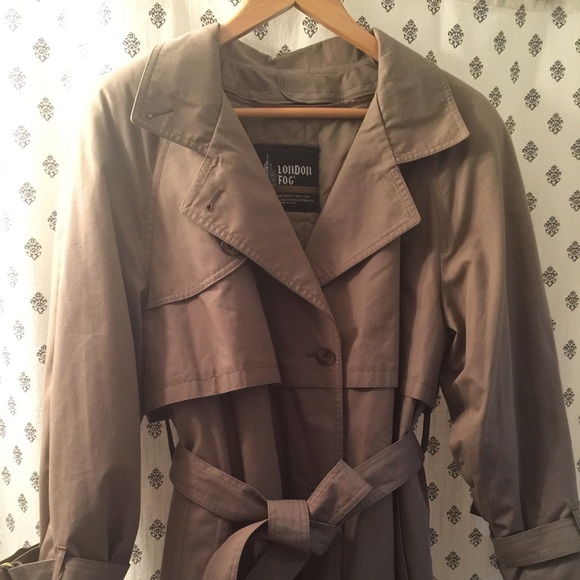 London Fog Trench Coat w/ Removable Quilted Liner