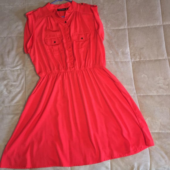 Coral dress 👗