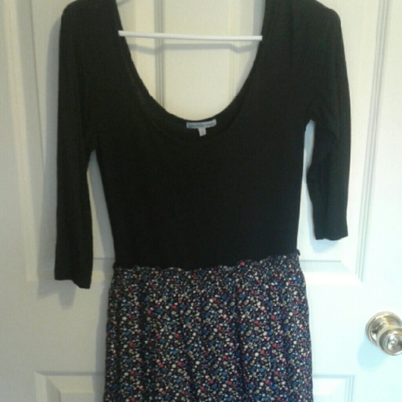 Charlotte Russe black/floral dress