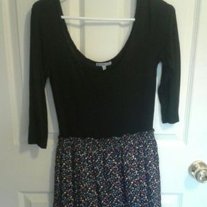 Charlotte Russe black/floral dress