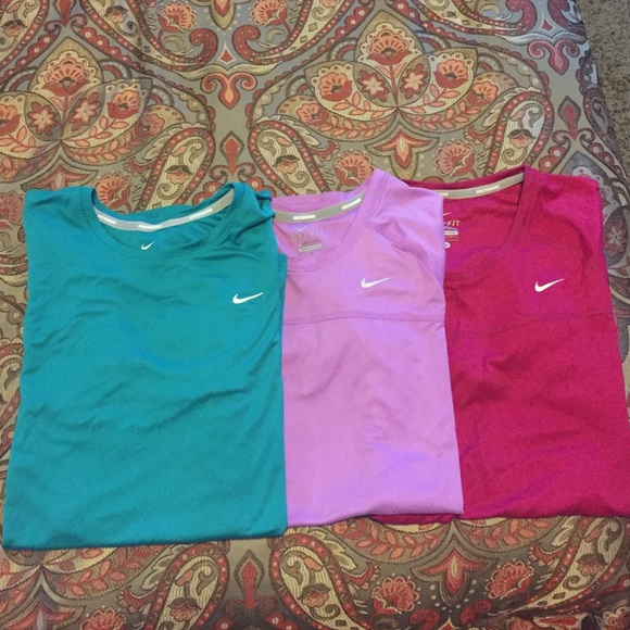 Nike dri-fit workout shirts