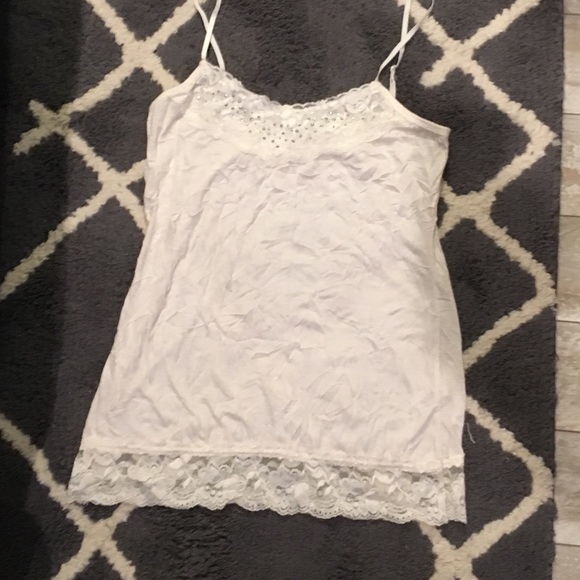 White Lace Tank