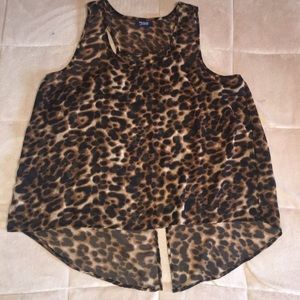 Leopard print tank