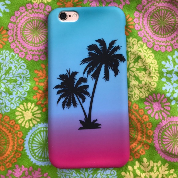 Turquoise, Purple, and Pink iPhone 6 phone case