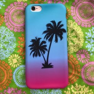 Turquoise, Purple, and Pink iPhone 6 phone case