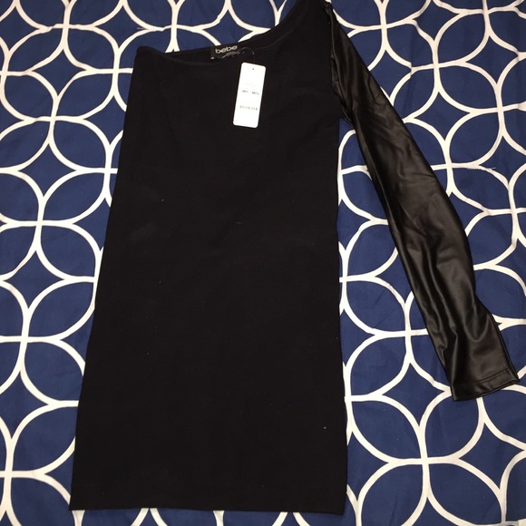 Bebe one shoulder dress
