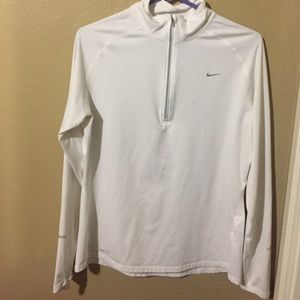Fitted dry fit women's running quarter zip