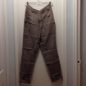 American Apparel Linen Pants high waist