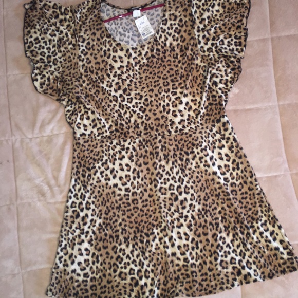 Leopard print dress