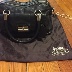 Coach Kristin Double Zip Leather Satchel Coach Kristin Double Zip Leather Satchel