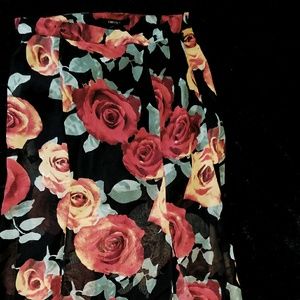 Flirty floral skirt