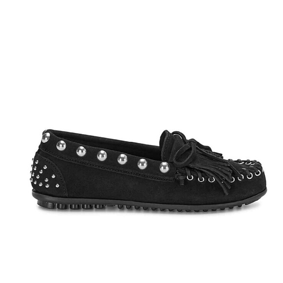 New, Rebecca Minkoff studded Moccasins