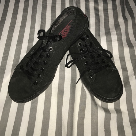 Black vans shoes