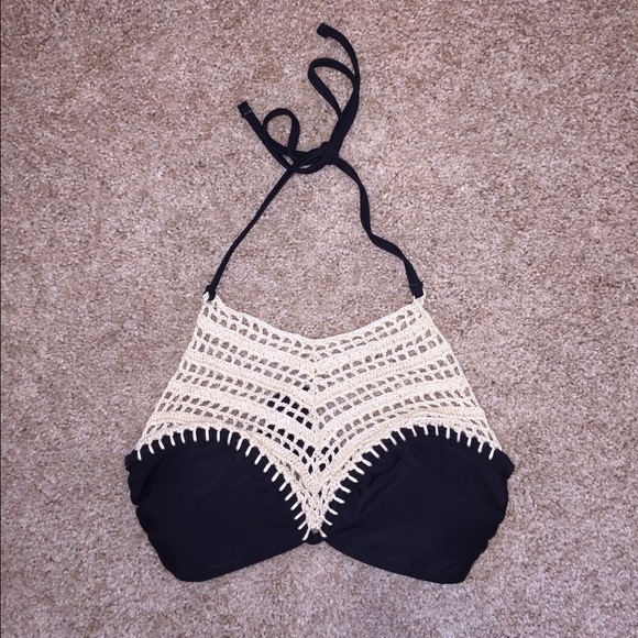 Never worn bikini lab crochet top