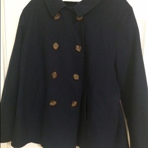 Faux wool coat