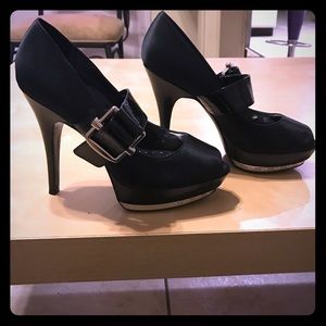 BCBGirls black platform heels !