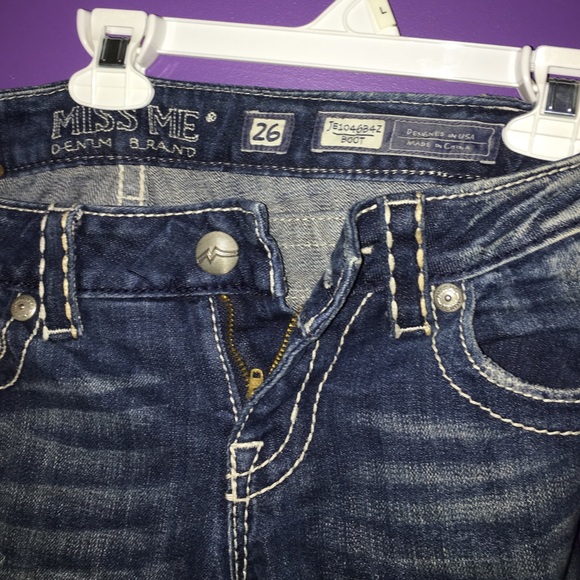 MISS ME JEANS boot cut size 26 - Picture 3 of 3