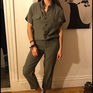 Forever21 Green jumpsuit