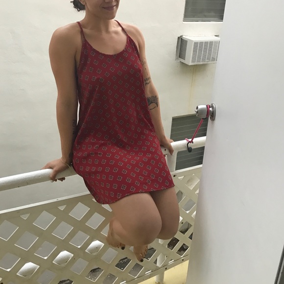 Vintage printed dress