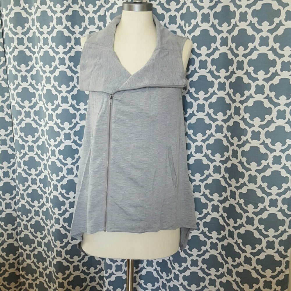 Grey wrap/vest