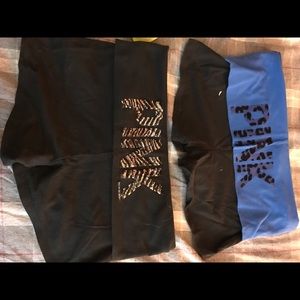 2 yoga shorts
