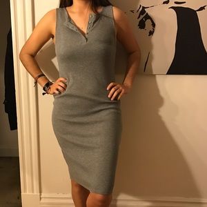 Aeropostal tight grey dress
