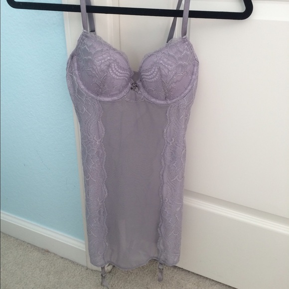VS purple / gray lingerie piece