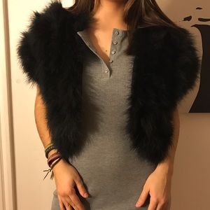 Funky black vest