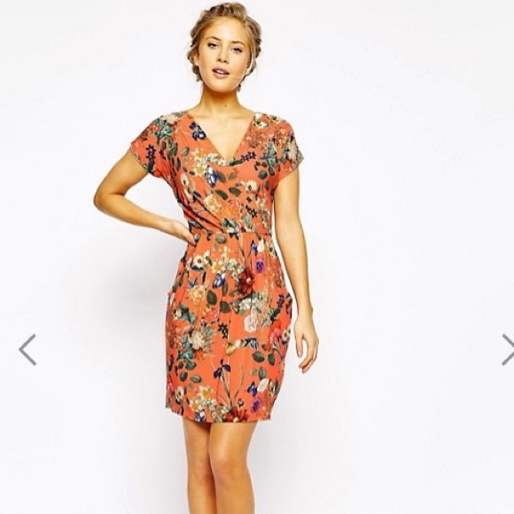 ASOS/Closet Wrap Front Pencil Dress