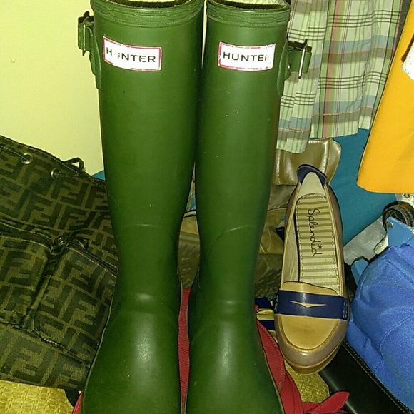 Hunter tall rain boots