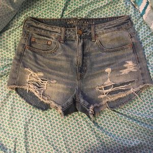 Jean festival shorts high waisted