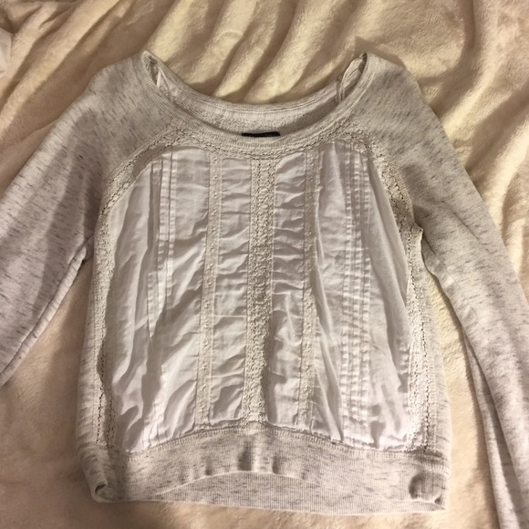 American Eagle lace detailed sweater