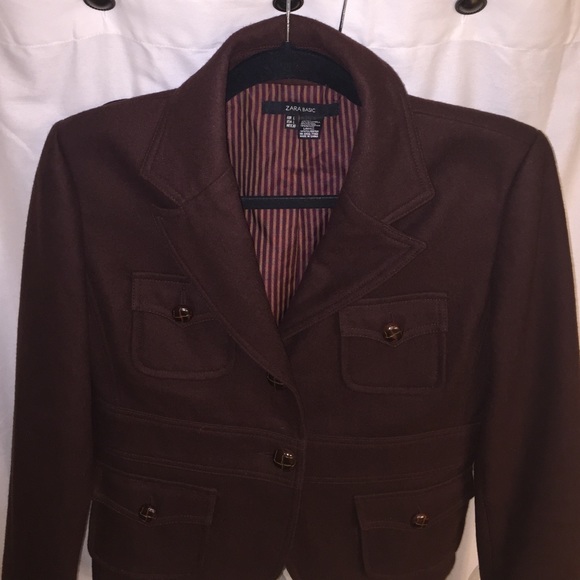 Zara fitted wool blazer - Picture 1 of 3