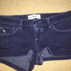 abercrombie kids jean shorts size 14 gently worn