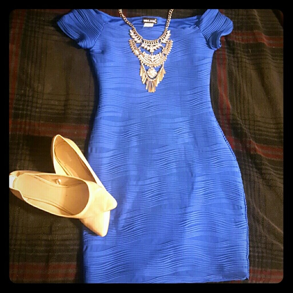 Wet Seal Blue bodycon