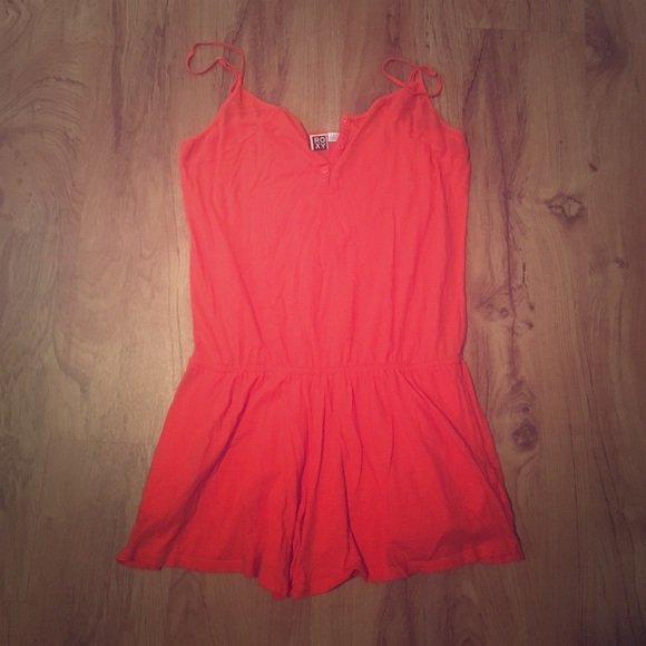 Roxy Orange Romper