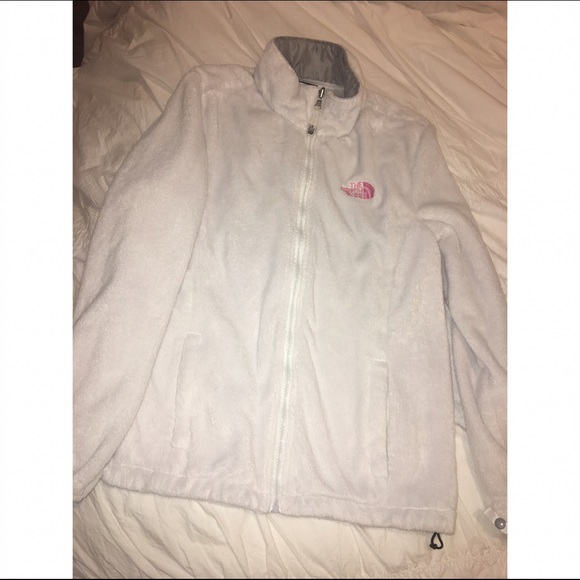 White north face jacket
