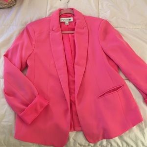 Pink blazer