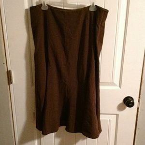Big Brown Skirt