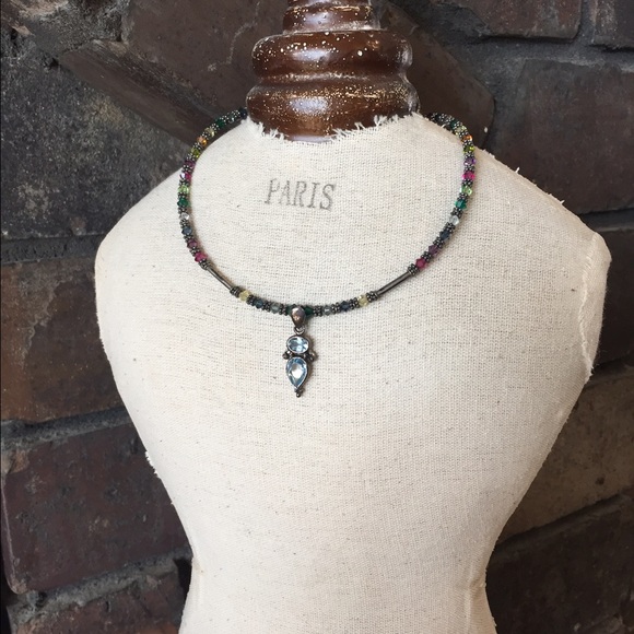 Chrystal Multi Colored Necklace - Picture 1 of 2