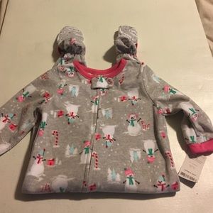 NWT one piece with feet.