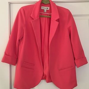 Pink blazer