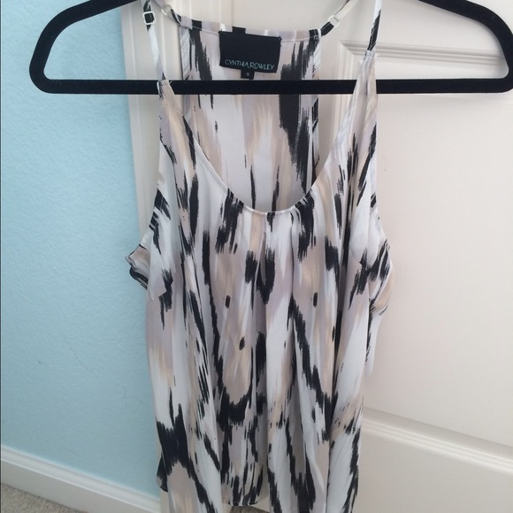 Cynthia rowley loose fitting tank top