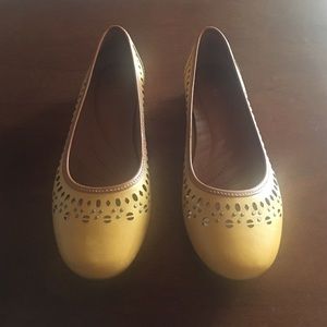 Genuine Leather Mustard Yellow Clarks