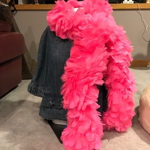 Pink feathers boa