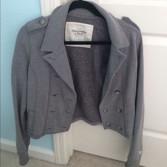 A&F cropped peacoat
