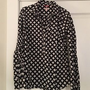 Left pocket button up top