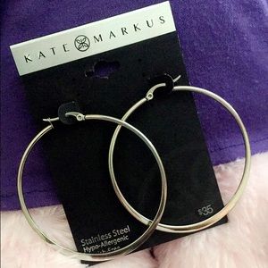 NWT Stainless Steel Hoops